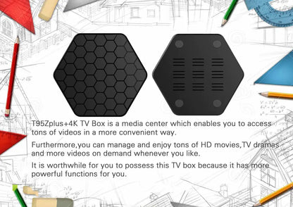 T95Z PLUS TV Box 3G/32G HD Network Player 7.1