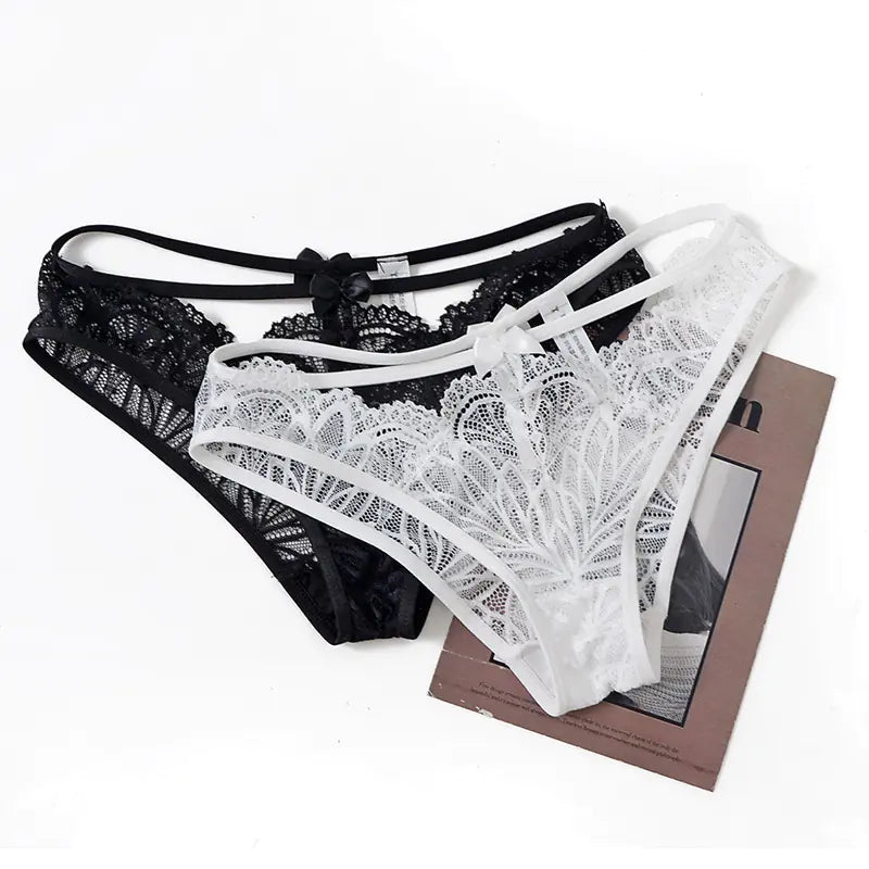 Lace Triangle Panties, Hollow Sexy Comfort Briefs