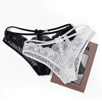 Lace Triangle Panties, Hollow Sexy Comfort Briefs