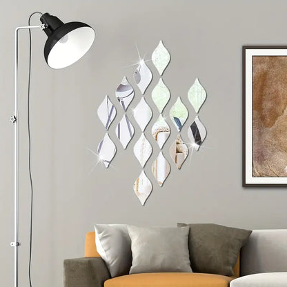 Water Drop Mirror Stickers