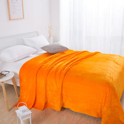 Cozy Coral Fleece Knee Blanket for Relaxation