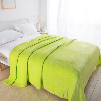 Cozy Coral Fleece Knee Blanket for Relaxation