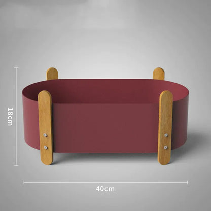 Nordic Iron Planter with Creative Minimalist Design