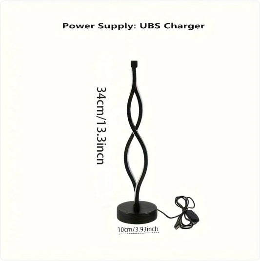 Aluminum LED Table Lamp with 3-Color Dimming