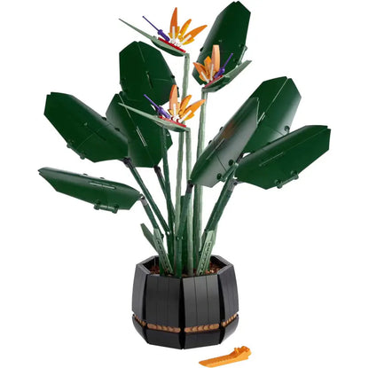 Cross-Border Compatible LEGO Bird of Paradise Planter Model