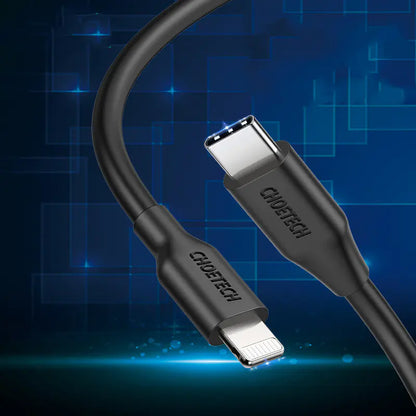 CHOETECH 2m USB-C to Lightning MFi Certified Cable