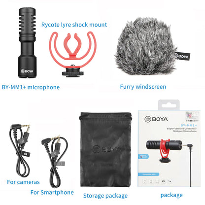 Professional Mini Condenser Microphone for PC & iPhone