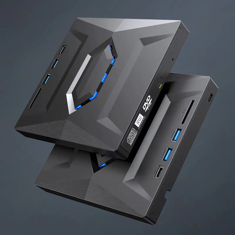 5-in-1 USB 3.0 Type-C External DVD Drive for Laptops