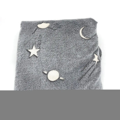 Glow-in-the-Dark Coral Fleece Blanket and Rug