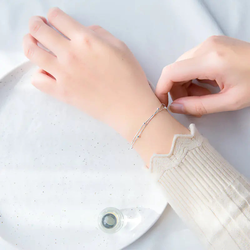 Stylish Double-Layer Bracelet for Everyday Wear