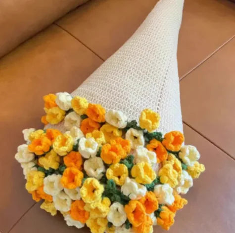 Handmade Rose Bouquet Blanket