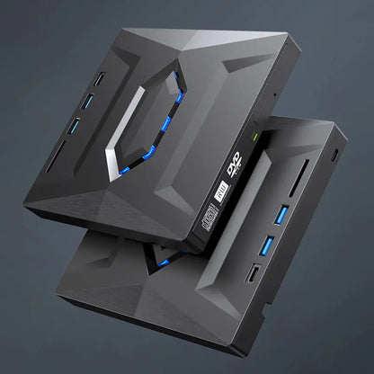 5-in-1 USB 3.0 Type-C External DVD Drive for Laptops