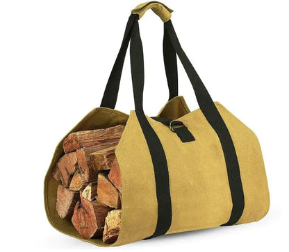 Outdoor Firewood Tote Bag